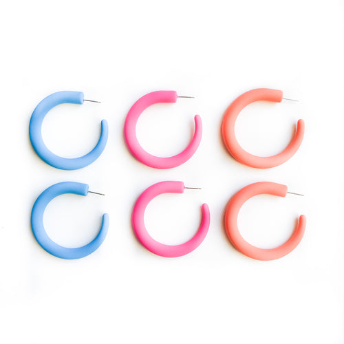 Matte Bright Hoops