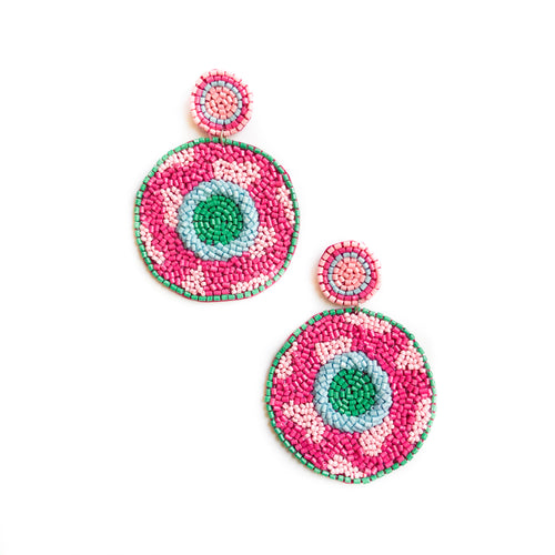 Pink Spot beaded