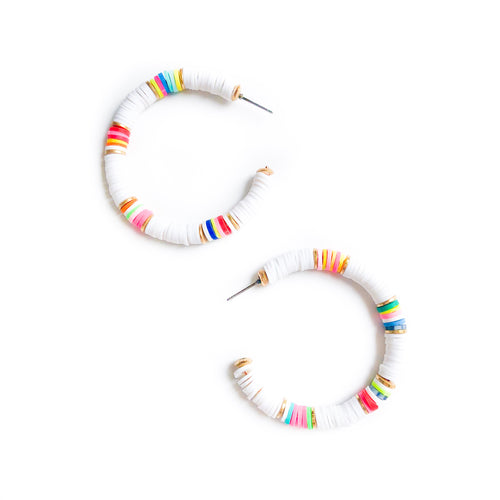 White Multi Summer Banded