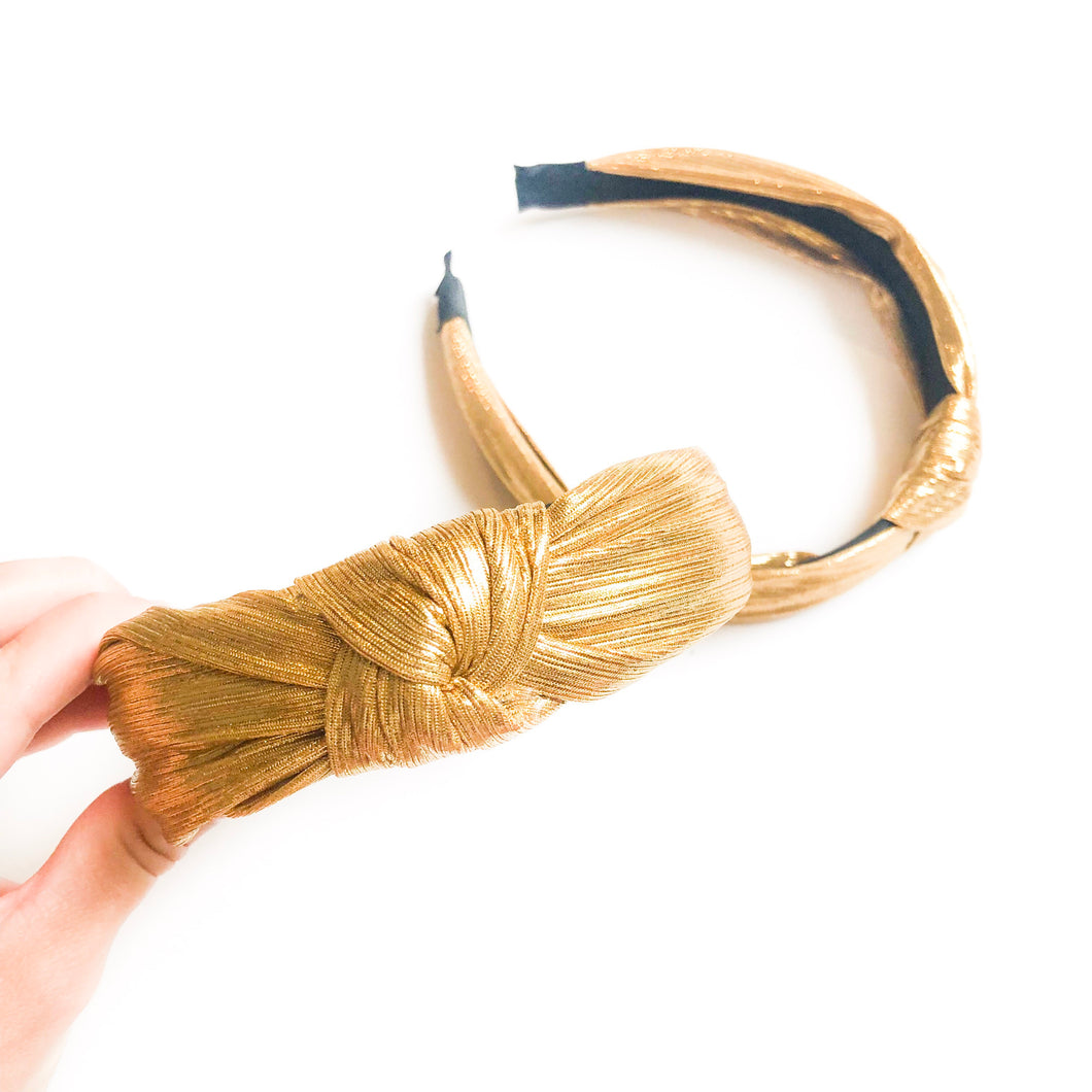 Gold Metallic Headband